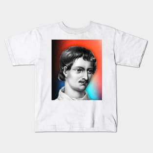 Giordano Bruno Portrait | Giordano Bruno Artwork 2 Kids T-Shirt